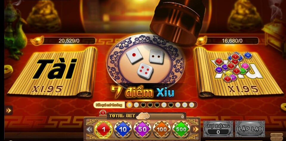 Trò chơi Tài Xỉu tại R88 game bài